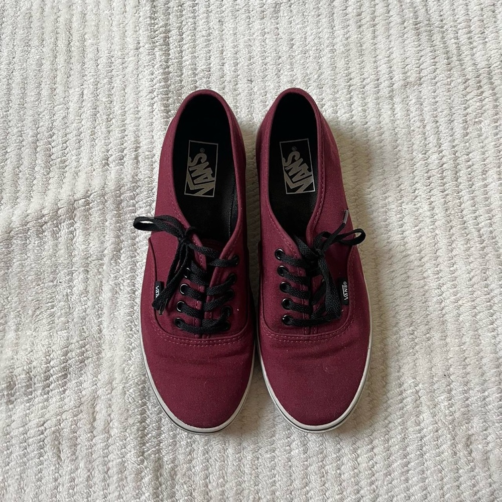 maroon vans